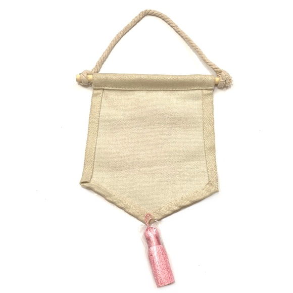 Good Vibes Only Canvas Fabric Banner Wall Hanging - Picture 3 of 7